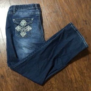 Western Style Bootcut Jeans